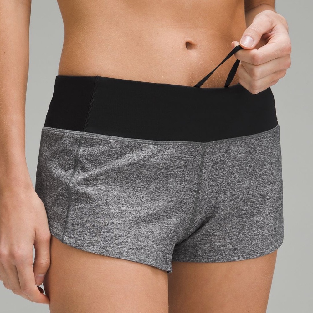 Lululemon grey speed ups 2.5inch
